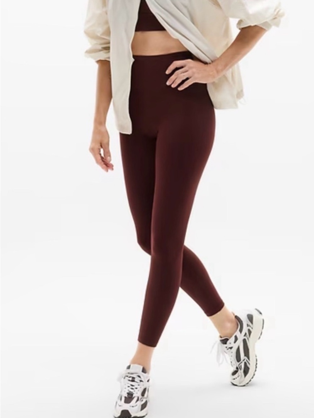 Athleta ‘ELATION 7/8’ tight in maroon
